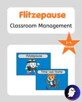 Vorschau - Fördermaterial/Inklusion - Flitzepause Karte für die Schule – Bewegungspause für Kinder - Deckblatt