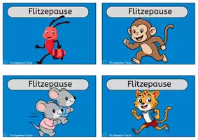 Vorschau - Fördermaterial/Inklusion - Flitzepause Karte für die Schule – Bewegungspause für Kinder - Seite 2