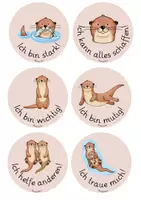 Vorschau - Poster - Positive Affirmationen Otter-Edition - Seite 1