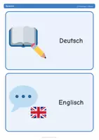 Vorschau - Mal- und Bastelvorlagen - Stundenplan-Kärtchen & Fächerkarten | Grundschule & Gymnasium | 100 Karten für die Tafel - Seite 2
