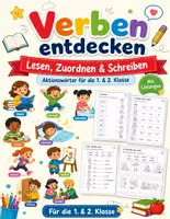 Vorschau - Arbeitsblätter - Verben entdecken – Lesen, Zuordnen & Schreiben | Aktionswörter für die 1. & 2. Klasse - Deckblatt