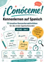 Vorschau - Arbeitsblätter - Kennenlernen auf Spanisch A1/A2 – 15 kreative Sprechaktivitäten für Schulstart, Partnerarbeit & Kommunikation | Sek I - Deckblatt