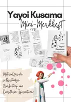 Vorschau - Arbeitsblätter - Yayoi Kusama * Mini Merkheft * Pop Art, Minimalismus - Deckblatt