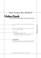 Vorschau - Arbeitsblätter - Yayoi Kusama * Mini Merkheft * Pop Art, Minimalismus - Seite 1