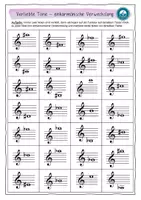 Vorschau - Arbeitsblätter - Verliebte Töne - enharmonische Verwechslung - Seite 2