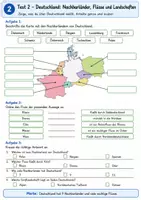 Vorschau - Arbeitsblätter - Bundesländer - Test Deutschland (Klasse5) + Europa - Basis - Seite 2