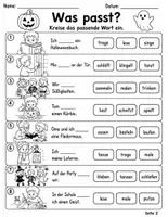 Vorschau - Arbeitsblätter - Halloween-Verben – Lesen, Zuordnen & Schreiben | Aktionswörter für die 1. & 2. Klasse - Seite 2