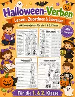 Vorschau - Arbeitsblätter - Halloween-Verben – Lesen, Zuordnen & Schreiben | Aktionswörter für die 1. & 2. Klasse - Deckblatt