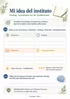 Vorschau - Arbeitsblätter - Mi instituto – Spanisch EF: Werkstatt zu Schulsystem, Stundenplan, Vergleich und Mediation - Seite 2