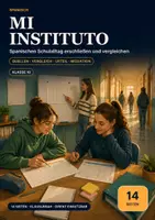 Vorschau - Arbeitsblätter - Mi instituto – Spanisch EF: Werkstatt zu Schulsystem, Stundenplan, Vergleich und Mediation - Deckblatt