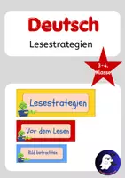 Vorschau - Poster - Lesestrategien für die Grundschule | Lesen & Textverständnis | Deutschunterricht - Deckblatt