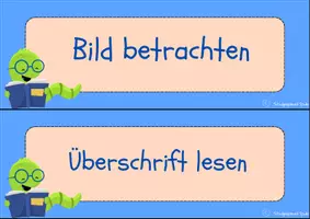 Vorschau - Poster - Lesestrategien für die Grundschule | Lesen & Textverständnis | Deutschunterricht - Seite 3