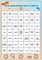 Vorschau - Spiele - More 1_Unit 10-12 - Vocabulary Game Word-chain battle - Seite 3