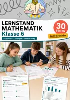 Vorschau - Stationenlernen - Lernstand Mathematik | Klasse 6 - Deckblatt