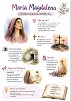 Vorschau - Arbeitsblätter - Lernposter + Arbeitsblätter "Maria Magdalena" + Lösung & MP3 + Mindmap + Infografik - Deckblatt
