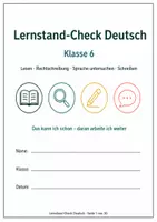 Vorschau - Stationenlernen - Lernstand Deutsch | Klasse 6 - Seite 1