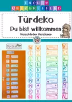 Vorschau - Poster - Du bist willkommen - eine wertschätzende Türdeko - Deckblatt
