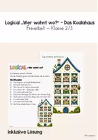 Vorschau - Arbeitsblätter - Logical - Knobelaufgabe Klasse 2 / 3 genaues Lesen - Deckblatt