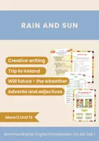 Vorschau - Stundenentwürfe - More! 2 Unit 13 Paket – Grammar, Writing & Speaking (CLT, Information Gap) - Deckblatt