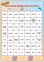 Vorschau - Spiele - More 2_Unit 1-3 - Vocabulary Game Word-chain battle - Seite 2