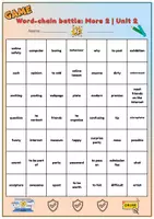Vorschau - Spiele - More 2_Unit 1-3 - Vocabulary Game Word-chain battle - Seite 3