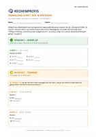 Vorschau - Arbeitsblätter - Einmaleins, 2er, 5er, Mathe, Klasse 2, Die Rechenprofis - Seite 1
