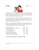 Vorschau - Text - Ma famille Lecture en Français: Meine Familie (Französisch) - Seite 1