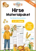 Vorschau - Arbeitsblätter - MaterialPaket: Getreide Hirse - Deckblatt