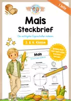 Vorschau - Arbeitsblätter - Steckbrief Mais - Deckblatt