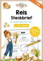 Vorschau - Arbeitsblätter - Steckbrief Reis - Deckblatt
