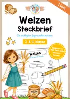 Vorschau - Arbeitsblätter - Steckbrief Weizen - Deckblatt