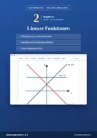 Vorschau - selbst erstellte Cliparts/Grafiken - Kapitel 2 Lineare Funktionen Selbstlernkurs - Deckblatt