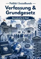 Vorschau - Arbeitsblätter - Grundgesetz und Verfassung – Grundrechte in der Demokratie - Deckblatt