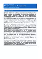 Vorschau - Arbeitsblätter - Föderalismus in Deutschland – Bund & Länder - Seite 1