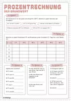 Vorschau - Arbeitsblätter - 6. Schulstufe komplett, Arbeitsblätter und Lösungen zu jedem Thema (Materialpaket) - Seite 1