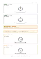 Vorschau - Arbeitsblätter - Uhrzeiten, Mathe, Klasse 2, Die Rechenprofis - Seite 2