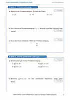 Vorschau - Klassenarbeiten - Fit für die Prüfung: Probeklassenarbeit zu Primzahlen, Teilern, ggT & kgV - Seite 2