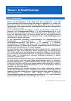 Vorschau - Arbeitsblätter - Steuern und Staatsfinanzen – Steuersystem & Staatshaushalt - Seite 1