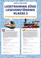 Vorschau - Stundenentwürfe - Lesetraining Fahrzeuge Materialpaket – Leseverständnis Klasse 3 | 5 Materialien mit Lösungen - Seite 1