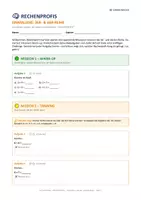 Vorschau - Arbeitsblätter - Einmaleins, 3er & 6er, Mathe, Klasse 3, Die Rechenprofis - Seite 1