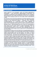 Vorschau - Arbeitsblätter - Armut und Reichtum – Soziale Ungleichheit, Bildung & Chancen - Seite 1