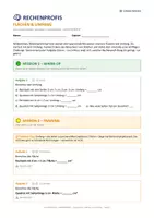 Vorschau - Arbeitsblätter - Flächen und Umfang, Mathe, Klasse 3, Die Rechenprofis - Seite 1