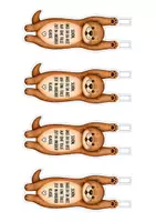 Vorschau - Mal- und Bastelvorlagen - Otter-Bleistifttopper | 3 Willkommensgrüße für Schulstart, Ferien & Geburtstag - Seite 1