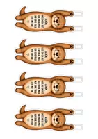 Vorschau - Mal- und Bastelvorlagen - Otter-Bleistifttopper | 3 Willkommensgrüße für Schulstart, Ferien & Geburtstag - Seite 2