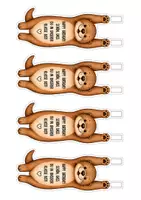Vorschau - Mal- und Bastelvorlagen - Otter-Bleistifttopper | 3 Willkommensgrüße für Schulstart, Ferien & Geburtstag - Seite 3