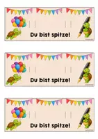 Vorschau - Mal- und Bastelvorlagen - Schildkrötenklasse - Stiftgeschenk | Geschenk (Klassentier) - Seite 2