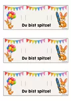 Vorschau - Mal- und Bastelvorlagen - Hasenklasse - Stiftgeschenk | Geschenk (Klassentier) - Seite 3