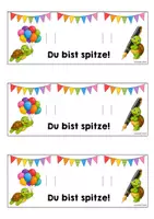 Vorschau - Mal- und Bastelvorlagen - Schildkrötenklasse - Stiftgeschenk | Geschenk (Klassentier) - Seite 3