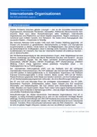 Vorschau - Arbeitsblätter - Internationale Organisationen - UN, UNO, WHO, UNICEF & IWF - Seite 1