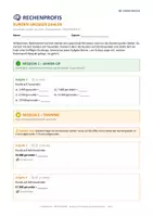 Vorschau - Arbeitsblätter - Runden großer Zahlen, Mathe, Klasse 4, Die Rechenprofis - Seite 1